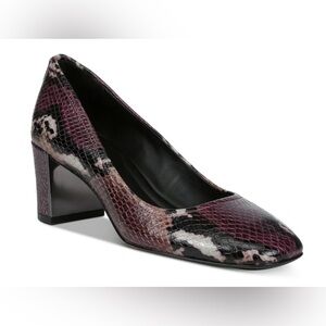 Donald / Pliner Women’s Corin4-Dn Painted Snake Pumps Color Plum Size 10 M. NEW